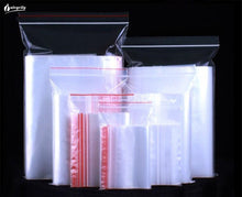Cargar imagen en el visor de la galería, 100Pcs Self Adhesive Zip lock plastic packaging bag